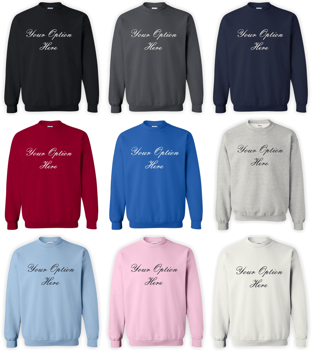 Pick Your Print! - Crewneck Sweatshirt (Ridgeback Specific