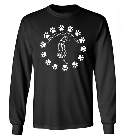 Ridgeback's Rule Long Sleeve T-Shirt - PAWsome Creations VI