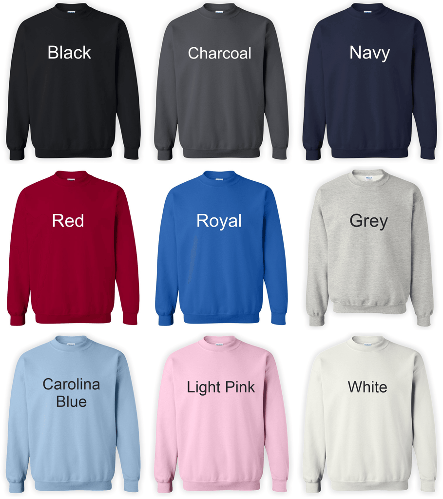 Printed crew neck sales sweatshirts