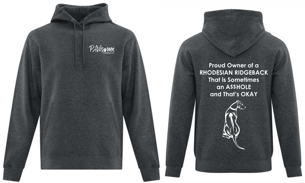 Sometimes an A$$Hole Hoodie - Two Sides - PAWsome Creations VI