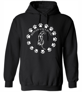 Center Chest Ridgebacks Rule Hoodie - PAWsome Creations VI