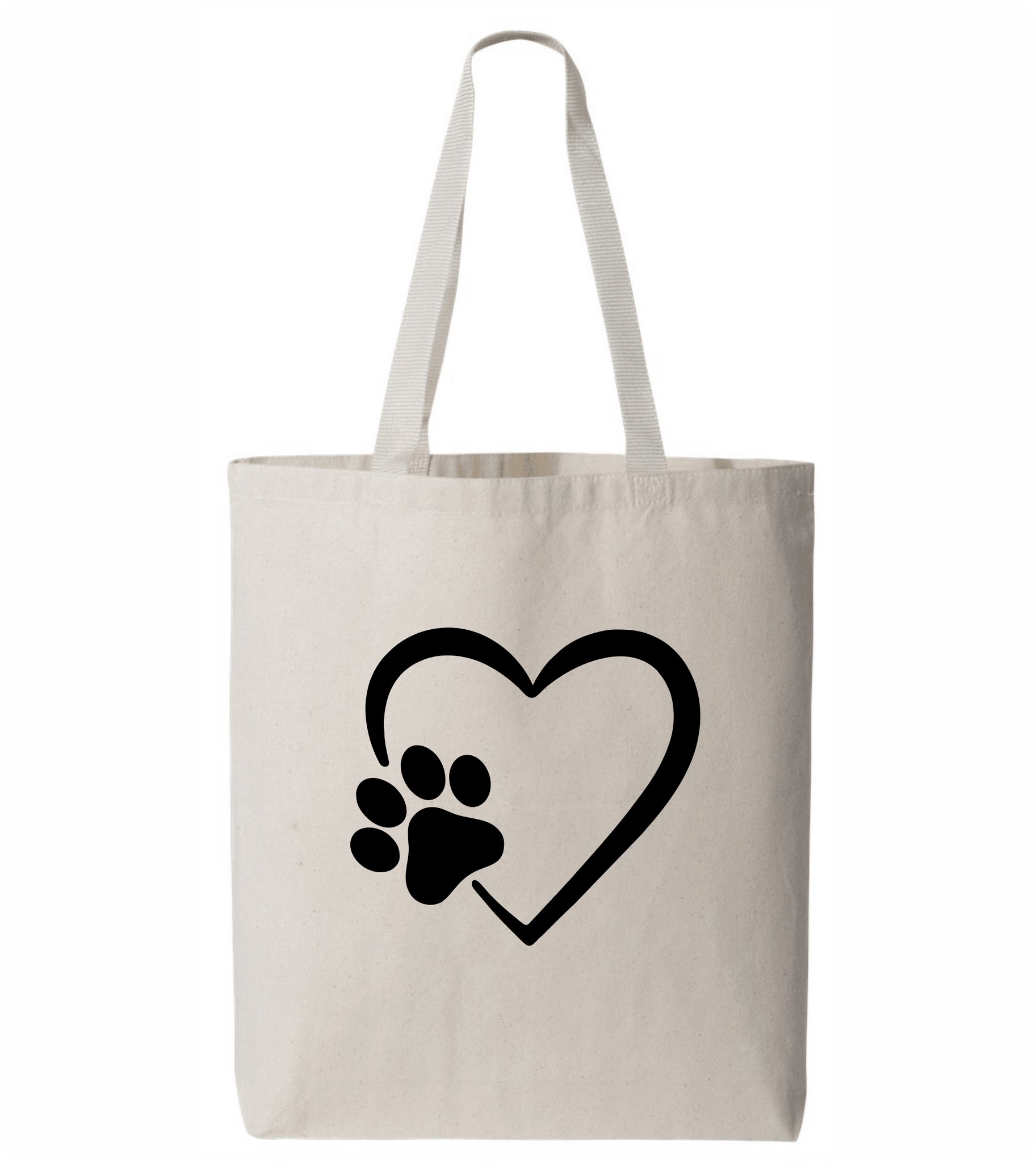 Heart & Paw Tote Bag - PAWsome Creations VI