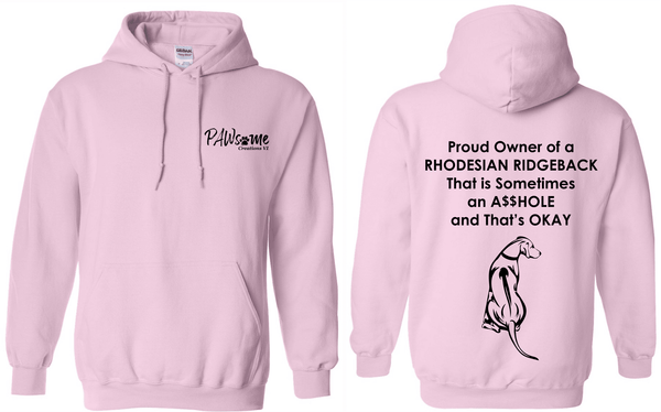 Sometimes an A$$Hole Hoodie - Two Sides - PAWsome Creations VI