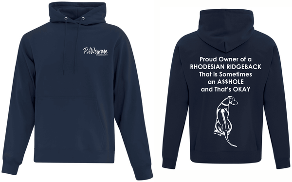 Sometimes an A$$Hole Hoodie - Two Sides - PAWsome Creations VI