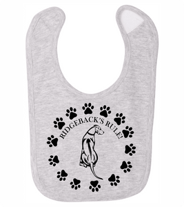 Ridgebacks Rule Infant Bib - PAWsome Creations VI