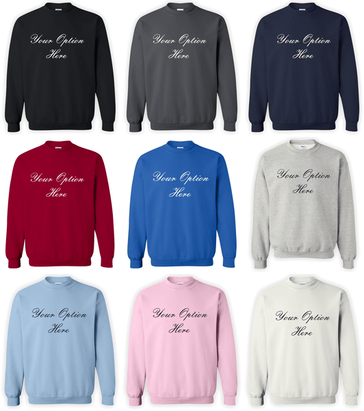 Pick Your Print! - Crewneck Sweatshirt (Ridgeback Specific) - PAWsome Creations VI