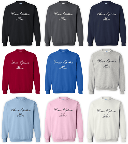 Pick Your Print! - Crewneck Sweatshirt (Ridgeback Specific) - PAWsome Creations VI