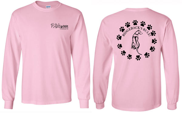 Ridgeback's Rule - Double Sided Long Sleeve - PAWsome Creations VI