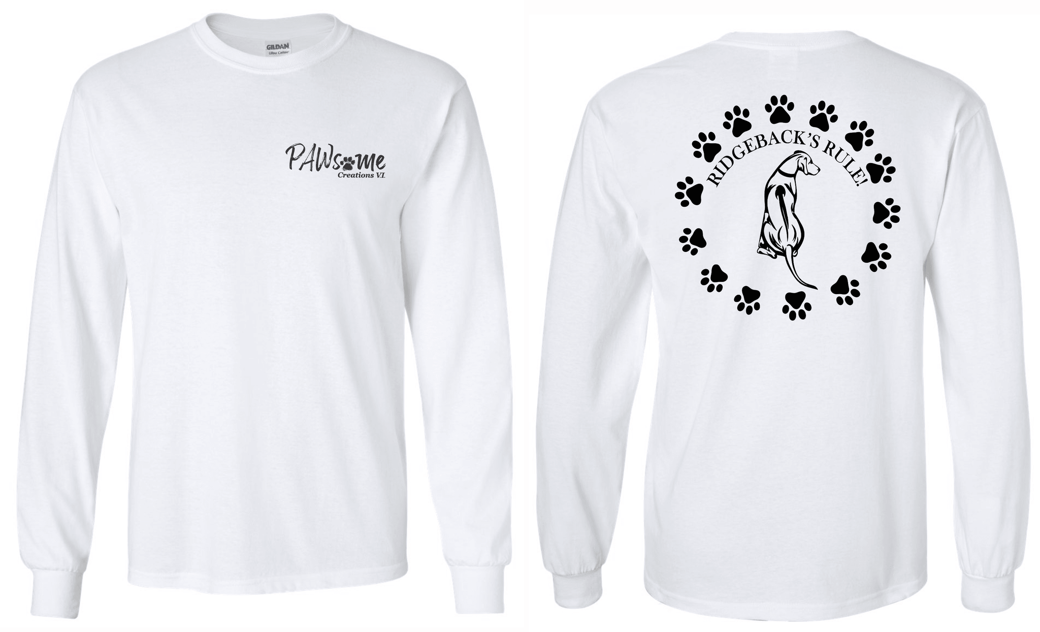 Ridgeback's Rule - Double Sided Long Sleeve - PAWsome Creations VI