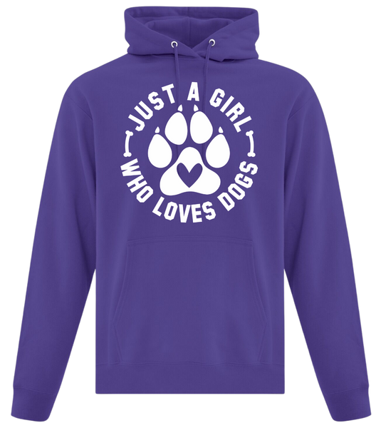 Just a girl who LOVES Dogs Hoodie